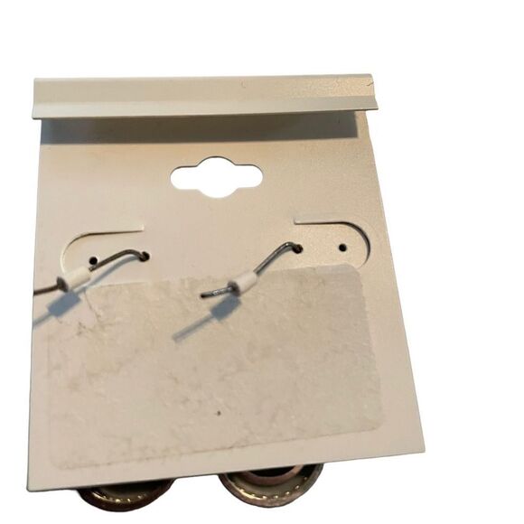 NEW croft & barrow Triple Circle Dangle Earrings - Picture 3 of 6